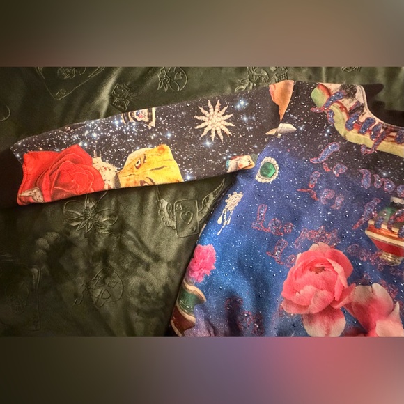 LIBERTINE One-of-a-Kind owned by š¤©CHRIS BROWNš¤©Colorful Graphic Bomber Jacket - Picture 6 of 9